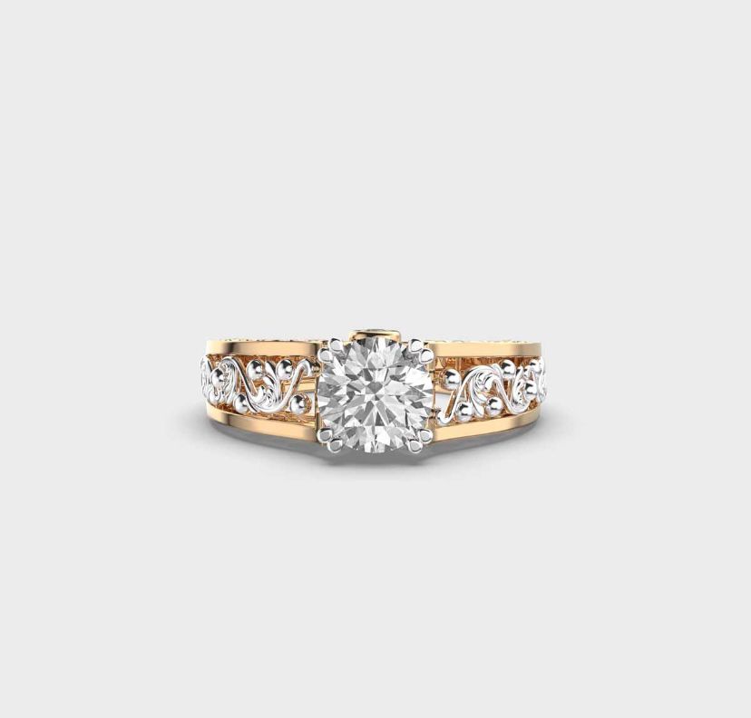 Blooming Beauty Intricate Diamond Ring