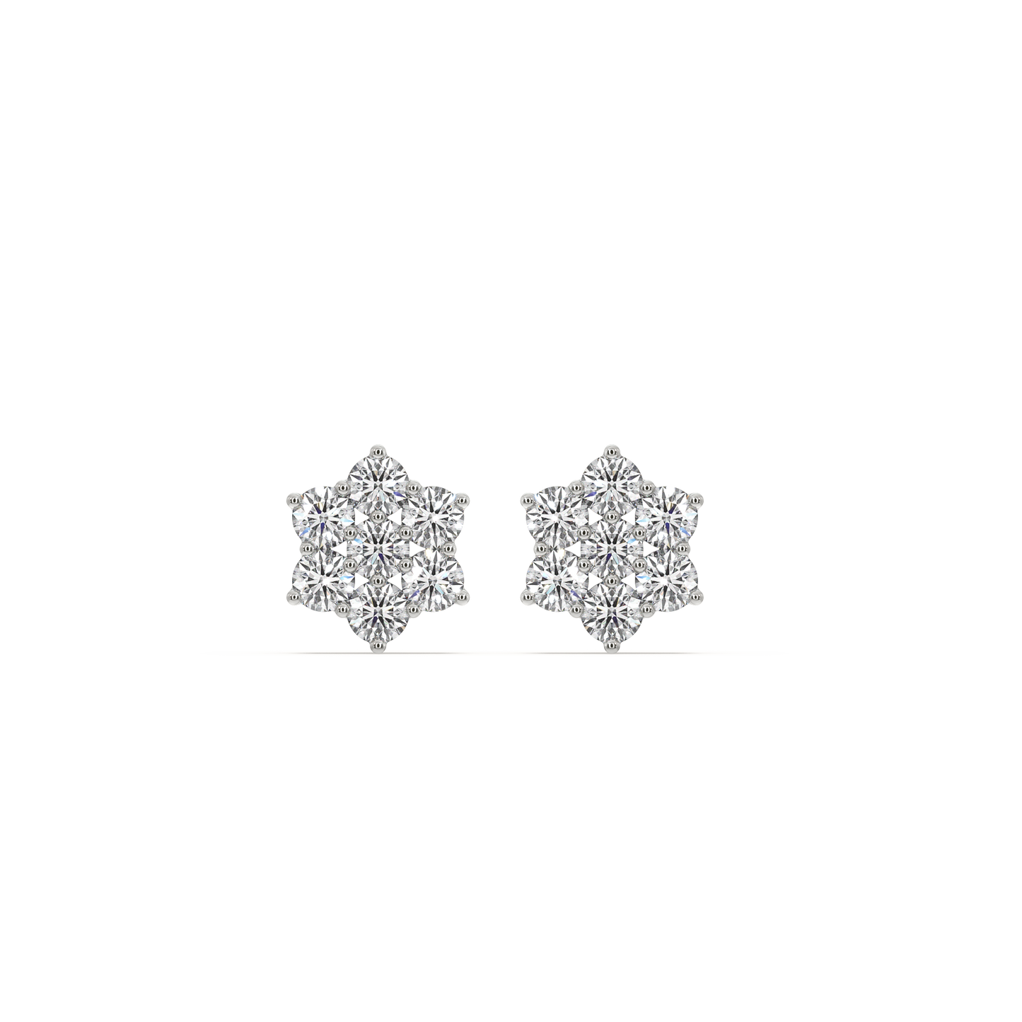 0.56ct Lab Grown Diamond Earring in 18kt Gold Vermeil