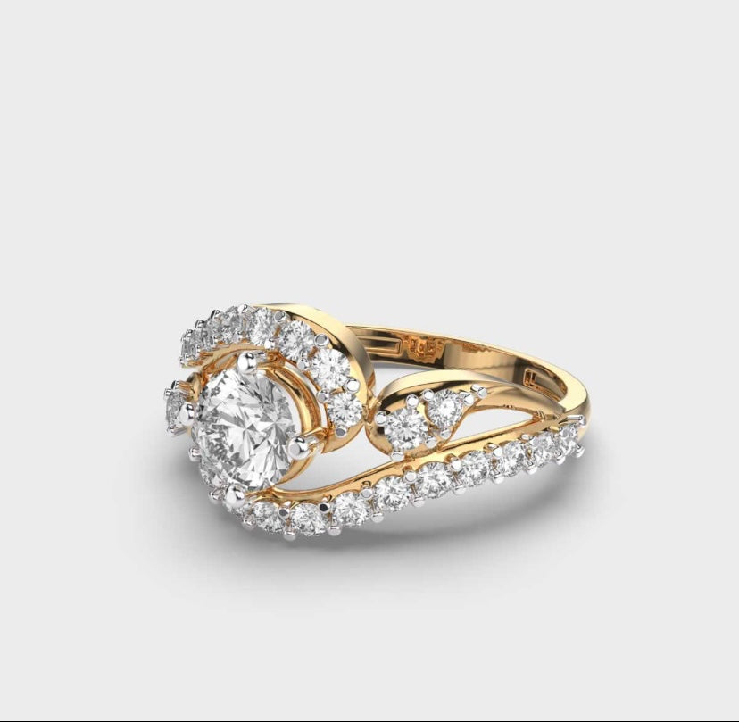 Eternal Bond Solitaire Diamond Ring