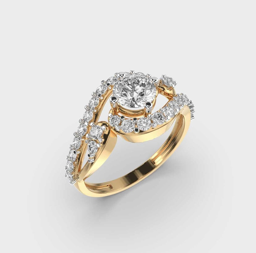 Eternal Bond Solitaire Diamond Ring