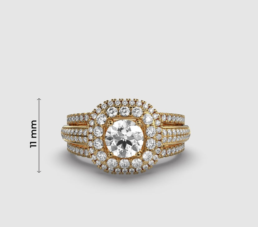 Alluring Round Solitaire Diamond Ring
