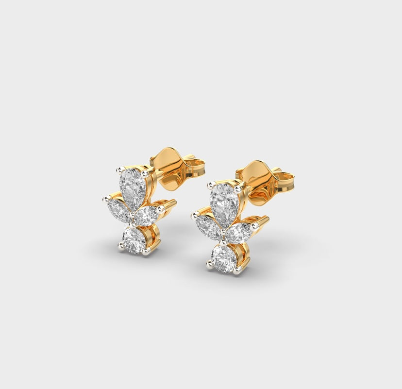 Everyday Glimmering Cornucopia Diamond Studs