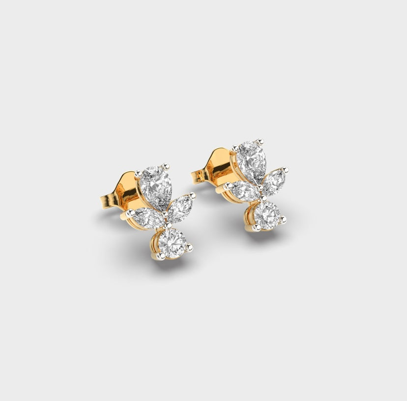 Everyday Glimmering Cornucopia Diamond Studs