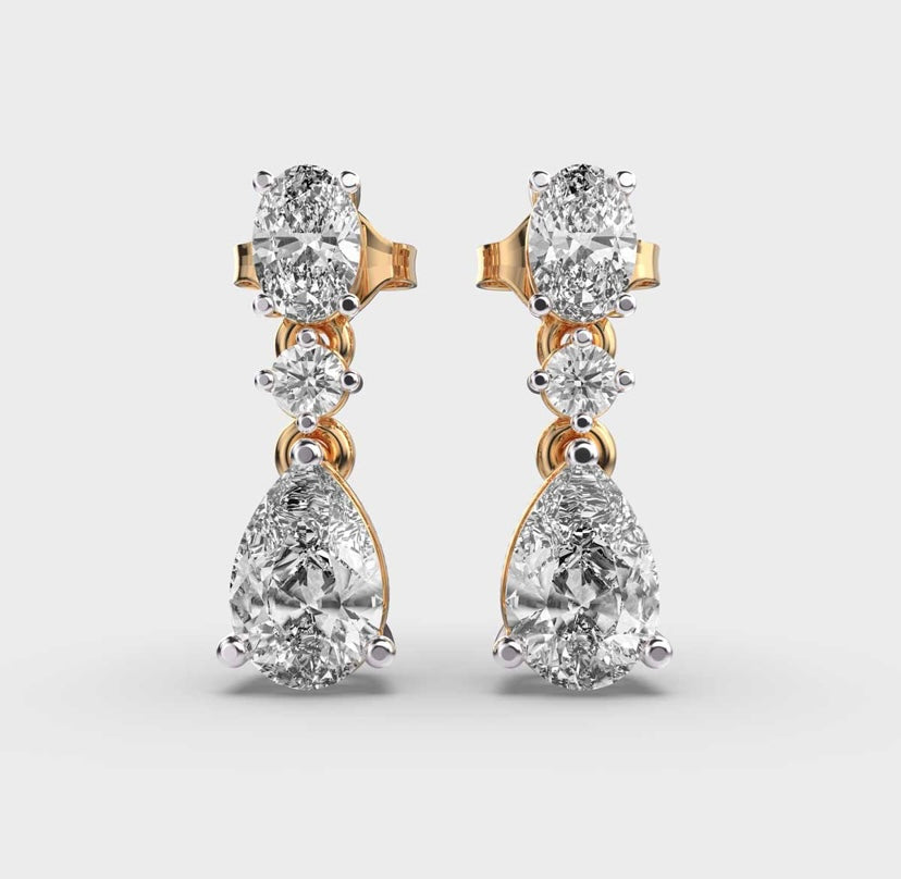 Alluring Gaze Diamond Dangler