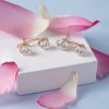 Dropping Glamour Padma Cut Diamond Earrings