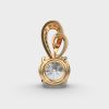 2 Carat Shimmering Solitaire Pendant (Without Chain)
