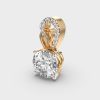 2 Carat Shimmering Solitaire Pendant (Without Chain)