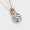2 Carat Shimmering Solitaire Pendant (Without Chain)
