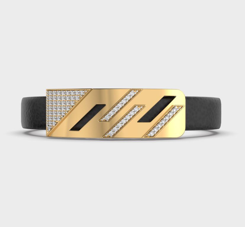 Black Beauty Diamond Bracelet For Men