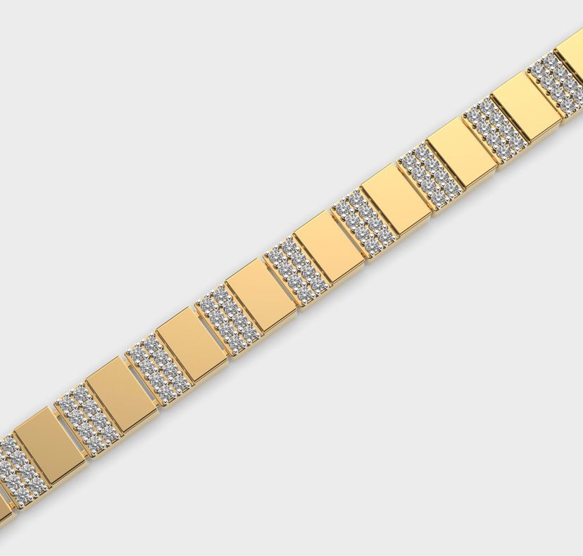 Men's Timeless Charm Diamond Bracelet