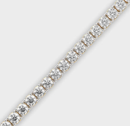 Minimal Round Diamond Tennis Bracelet