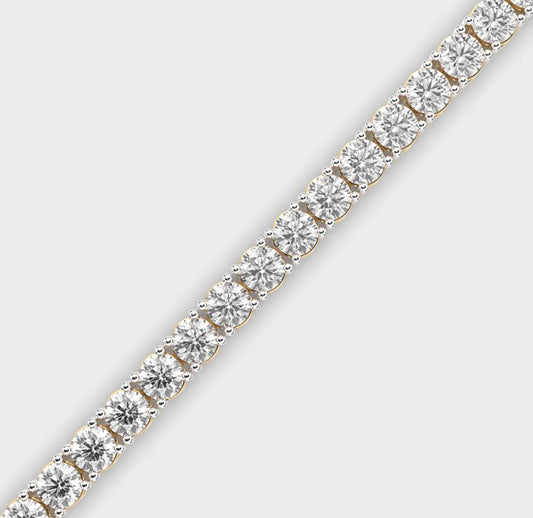 Minimal Round Diamond Tennis Bracelet