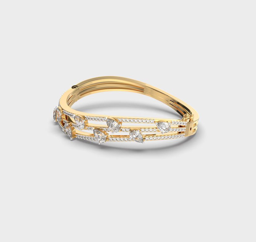 Aphrodites Weapon Diamond Cluster Bracelet