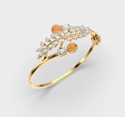 Nephra Fern Bejewelled Diamond Bracele