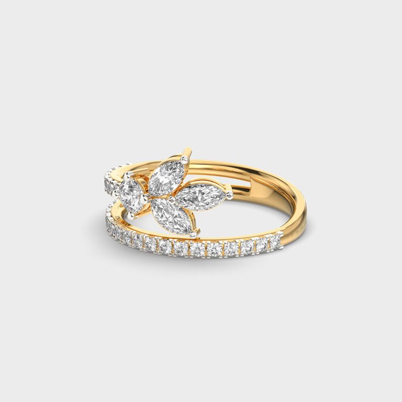 Celestial Nova Diamond Cocktail Ring