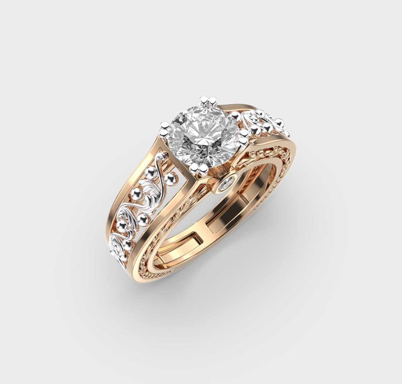 Blooming Beauty Intricate Diamond Ring