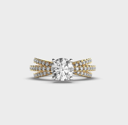 Brilliant Cut Fireworks Diamond Ring
