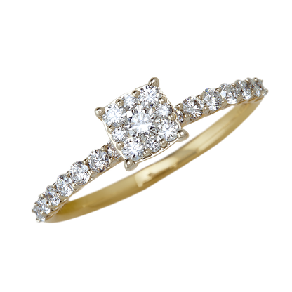 Aukera - Ascend Bridge Solitaire Ring