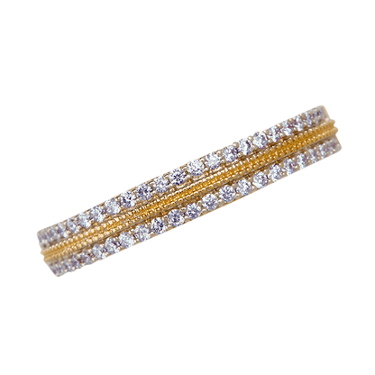 Aukera - Aurelin Dual Pavé Band