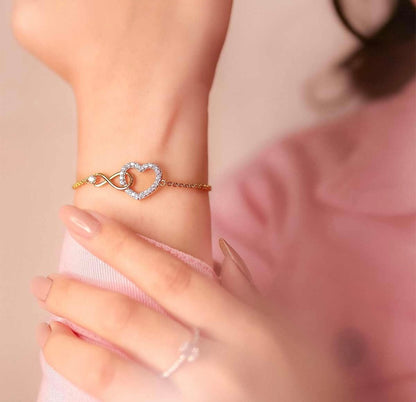Eternal Love Chain Bracelet with Diamond