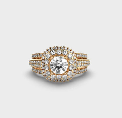 Alluring Round Solitaire Diamond Ring