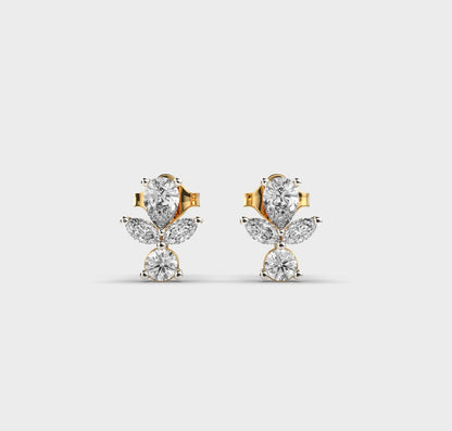 Everyday Glimmering Cornucopia Diamond Studs