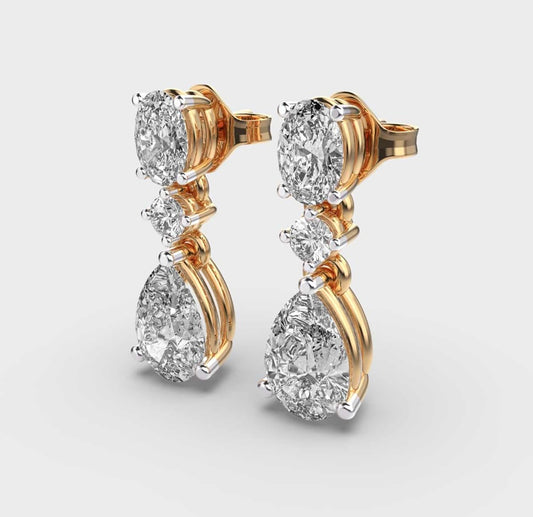 Alluring Gaze Diamond Dangler