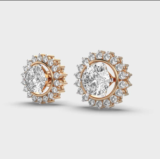 Diamond stud Earrings