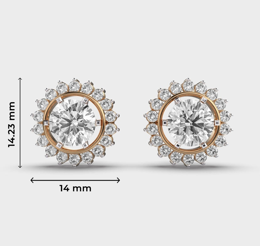 Diamond stud Earrings