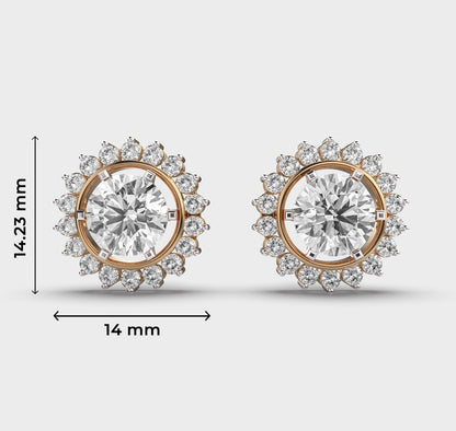 Diamond stud Earrings