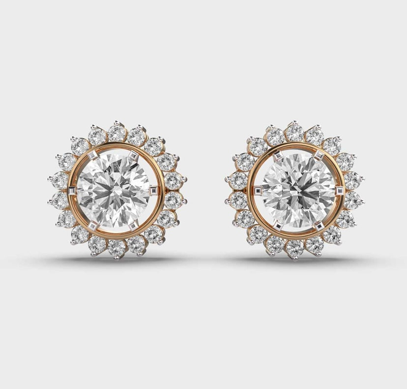Diamond stud Earrings