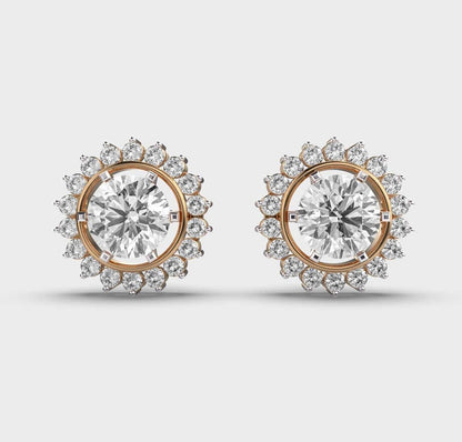 Diamond stud Earrings