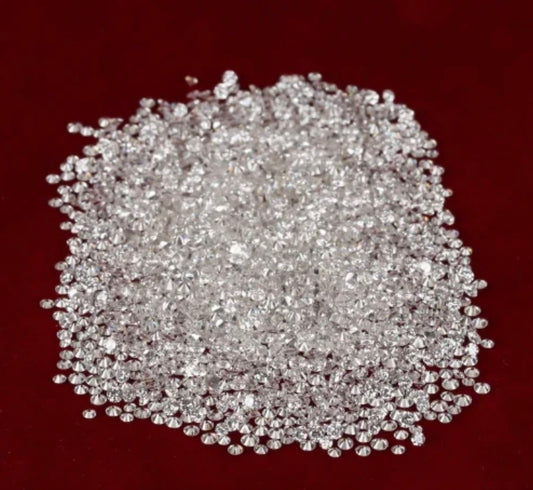 25ct Certified Natural Diamonds 5.60 - 5.90 mm for Round Diamond Jewelry DEFG/I1 Loose