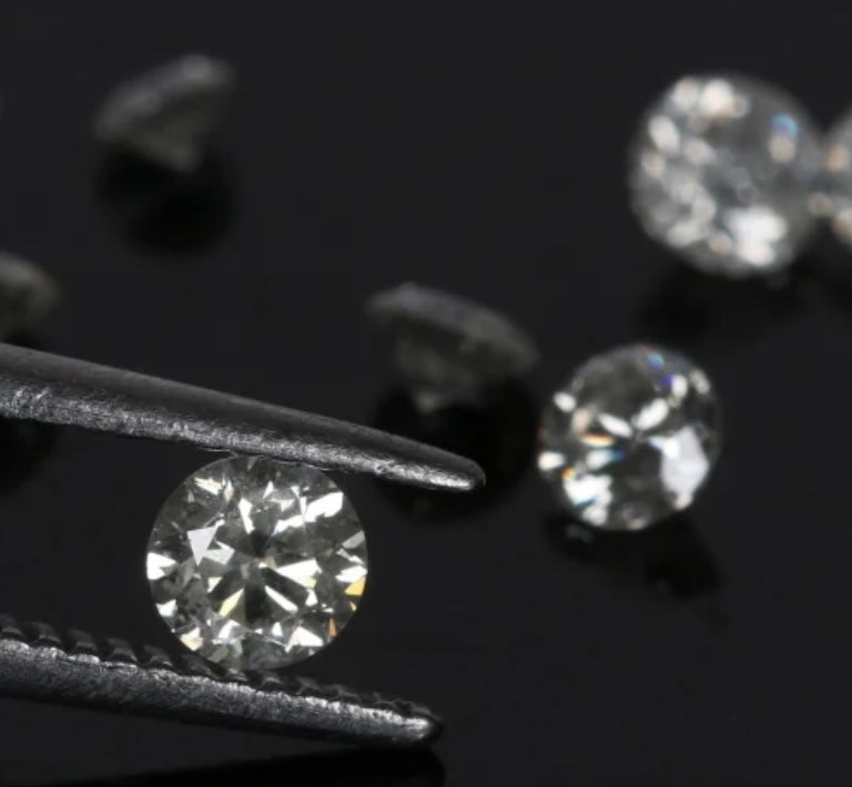 25ct Certified Natural Diamonds 5.60 - 5.90 mm for Round Diamond Jewelry DEFG/I1 Loose