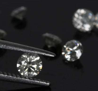 25ct Certified Natural Diamonds 5.60 - 5.90 mm for Round Diamond Jewelry DEFG/I1 Loose