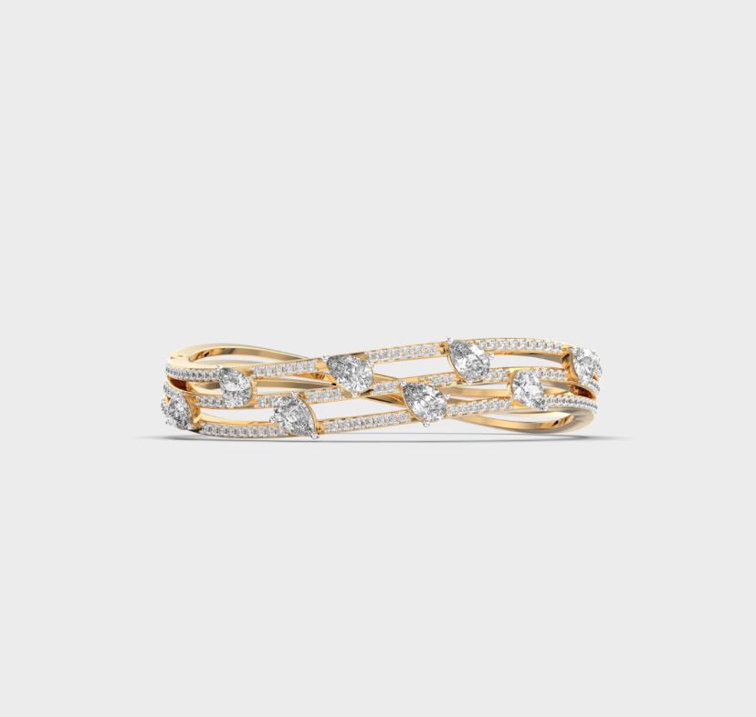 Aphrodites Weapon Diamond Cluster Bracelet