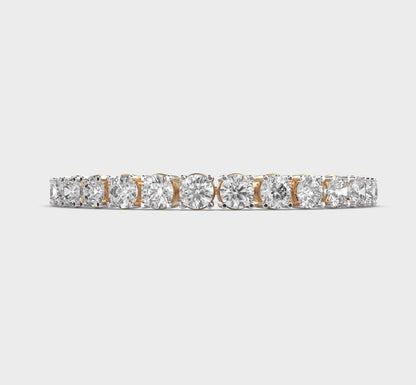 Minimal Solitaire Tennis Bracelet for Women