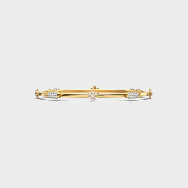 Minimal Elise Diamond Bangle