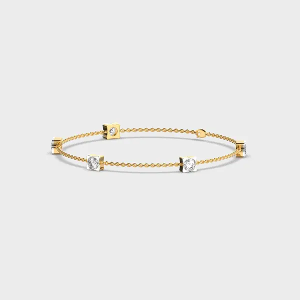 Roselle Beaded Diamond Bracelet – alternate view