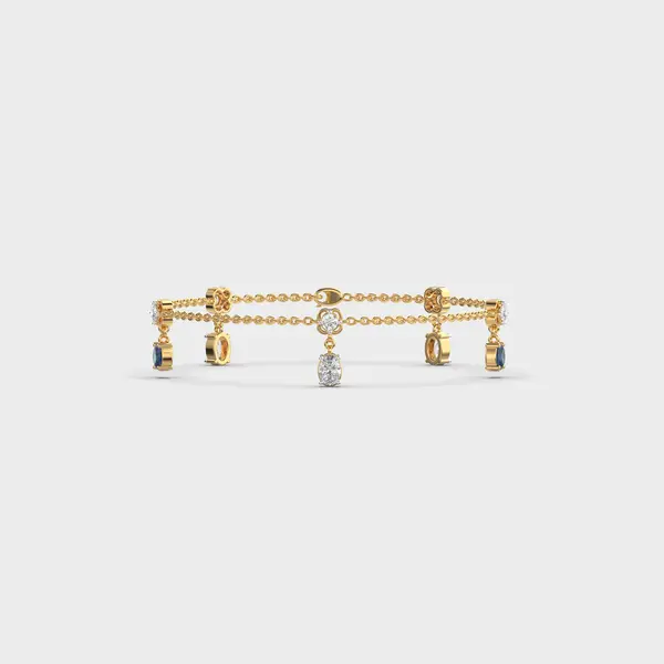 Stellar Dangler Diamond Bracelet