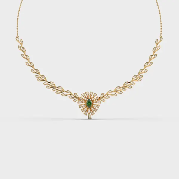 Althea Petal Diamond Necklace