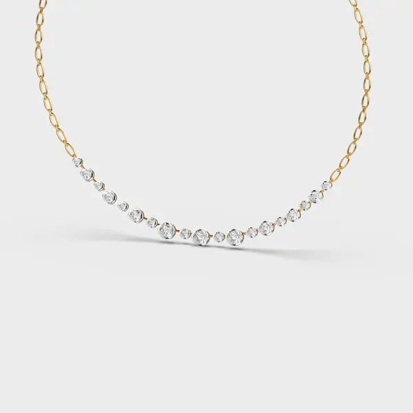 Anne of Grace Diamond Necklace – alternate view