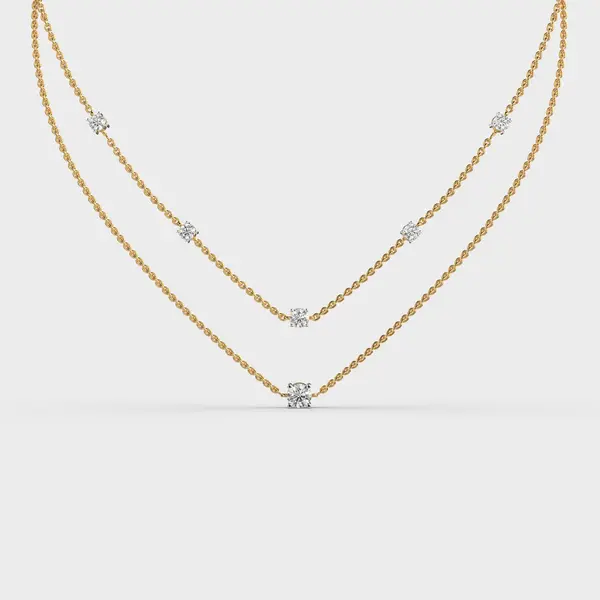 Lilibeth Amour Layered Diamond Necklace