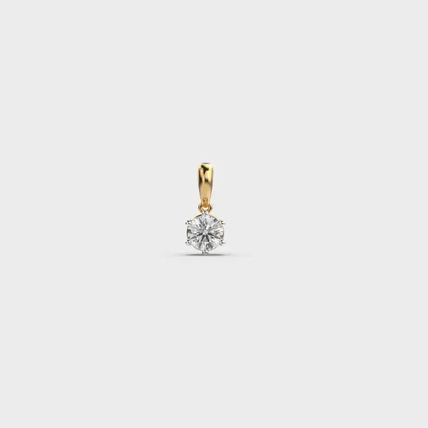 Star On the Horizon Diamond Pendant (Without Chain)