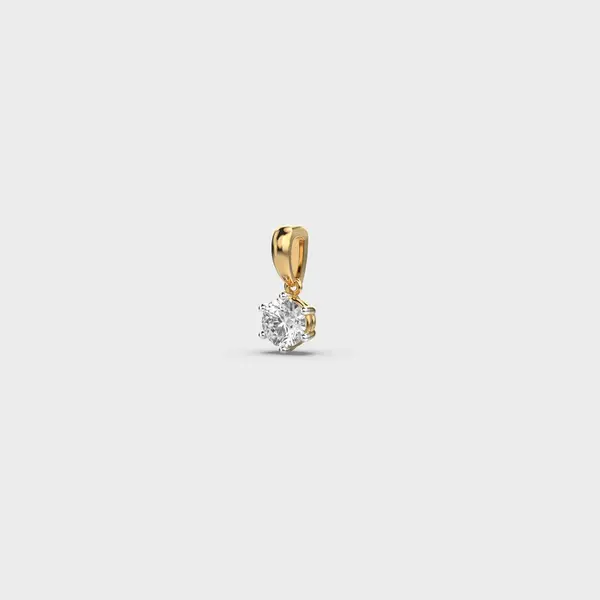 Star On the Horizon Diamond Pendant (Without Chain) – alternate view