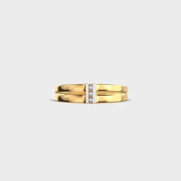 Grand Crested Diamond Ring For Men
