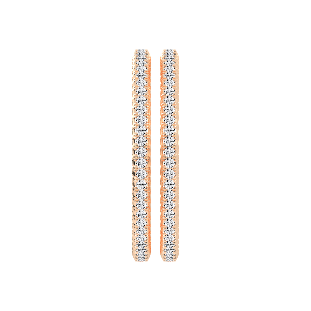 Glimmer 17.5Ct Shared Prong Single Line Bangles