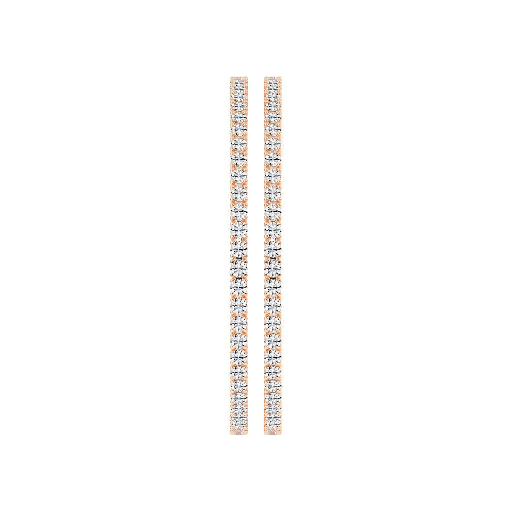 Harmonia 11.5Ct Shared Setting Round Cut Single Bangles