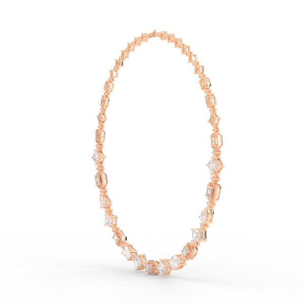 Inaya 20Ct Oval Cut Tennis Necklace - Image 4