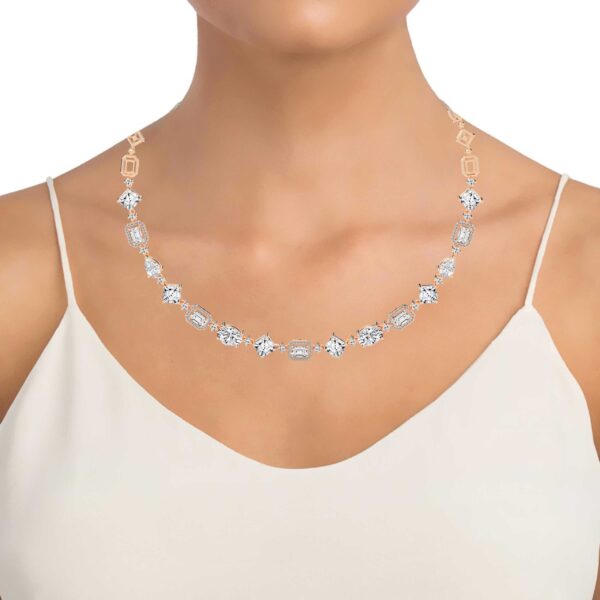 Inaya 20Ct Oval Cut Tennis Necklace - Image 2